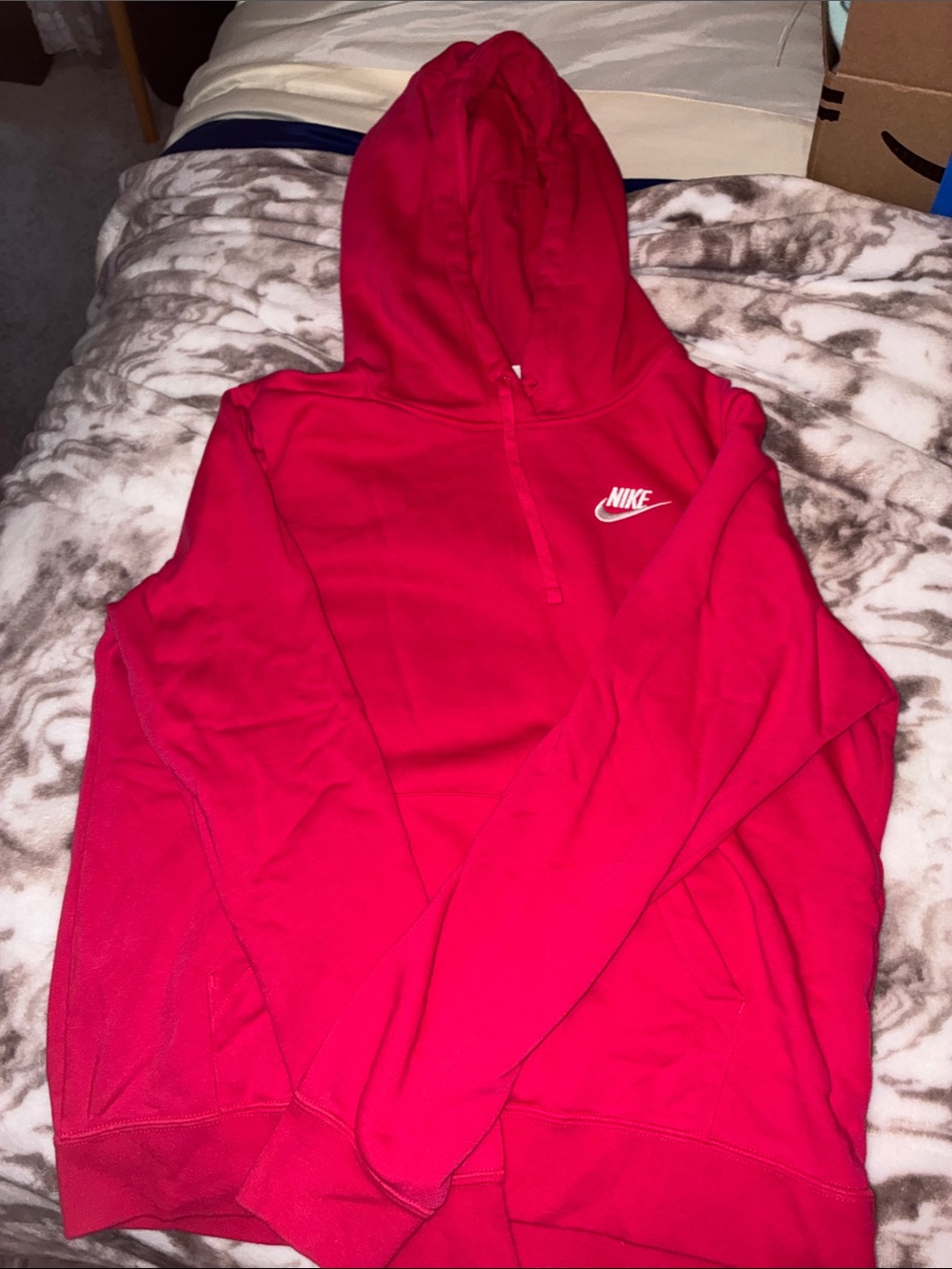 Hot pink women’s Nike sweatshirt